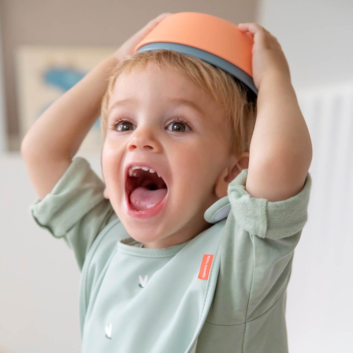 Done by Deer Kiddish Raffi Bowl 2 Pack-Sand & Coral-1910112382844276740