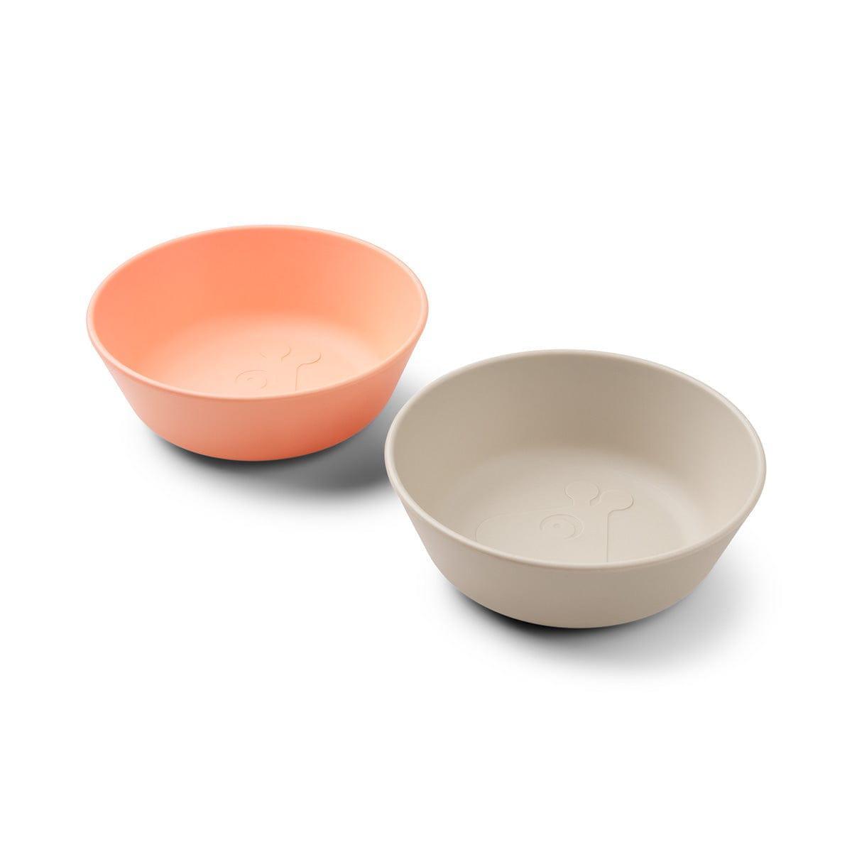 Done by Deer Kiddish Raffi Bowl 2 Pack-Sand & Coral-1910112382844276741