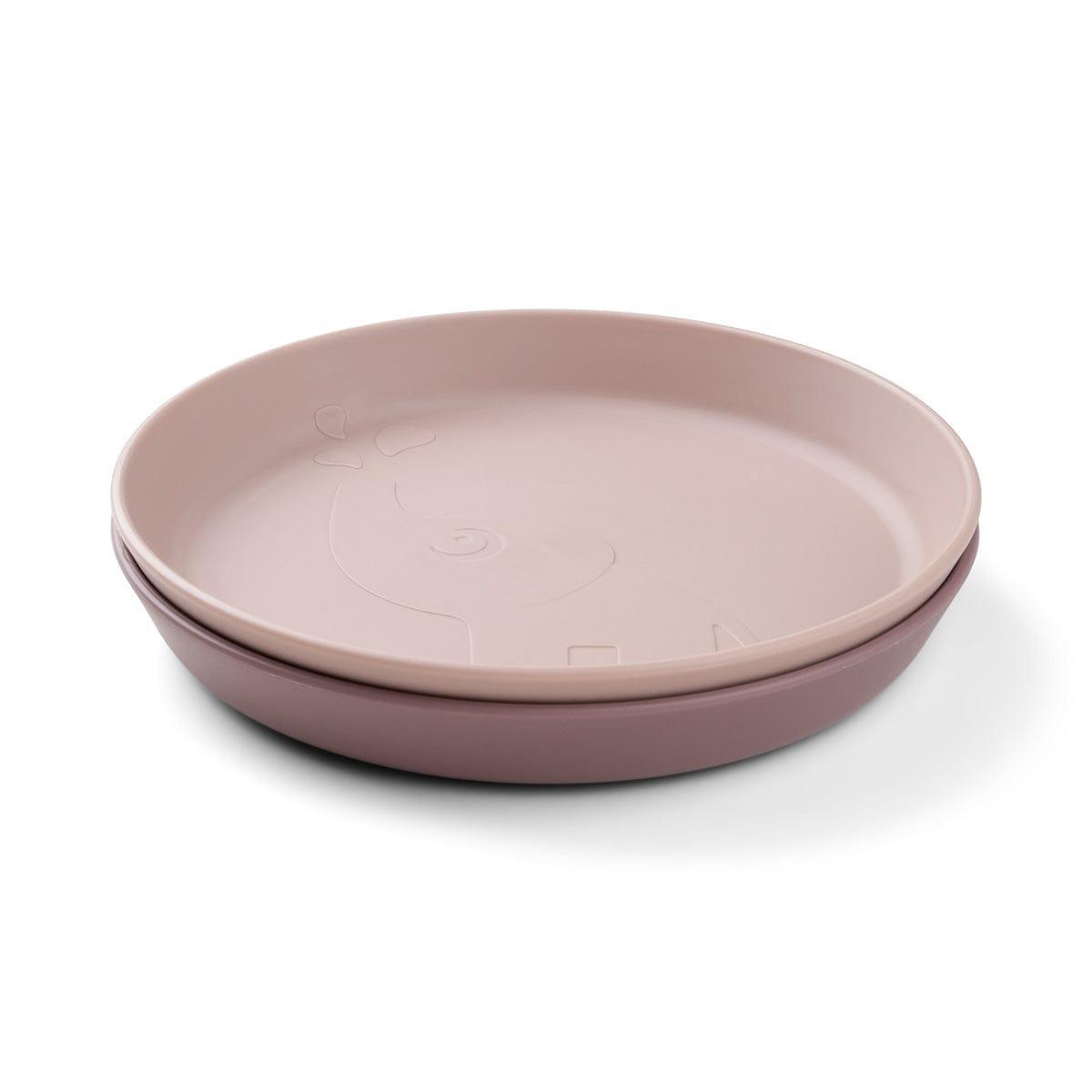 Done by Deer Kiddish Raffi Plate 2 Pack-Power Pink-1910112381594374144