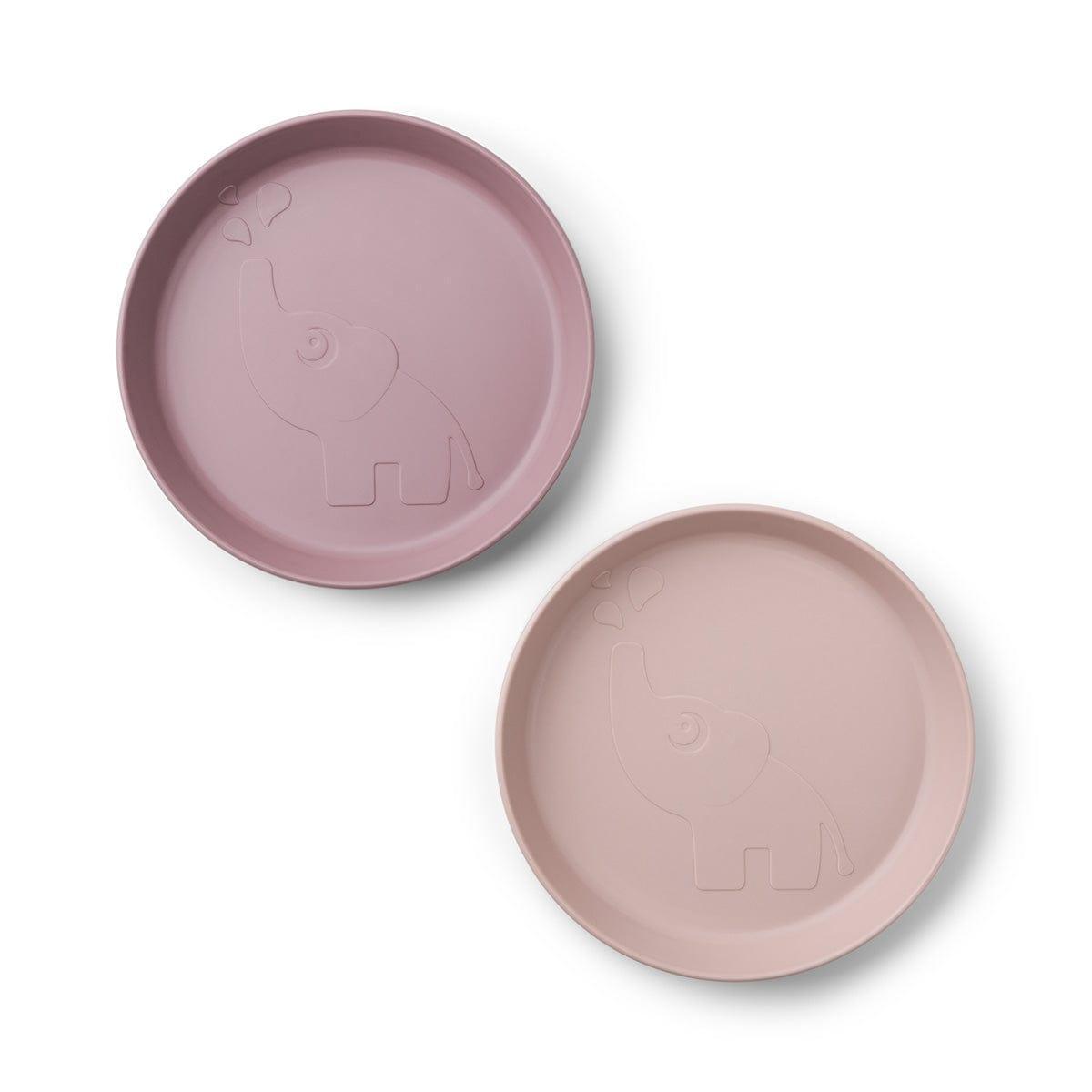 Done by Deer Kiddish Raffi Plate 2 Pack-Power Pink-1910112381594374145