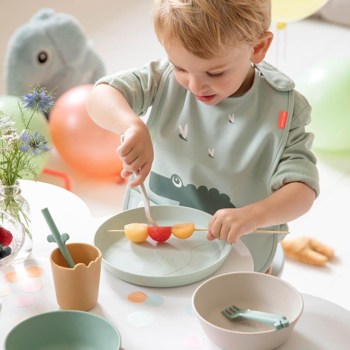 Done by Deer Kiddish Raffi Plate 2 Pack-Power Pink-1910112381594374148