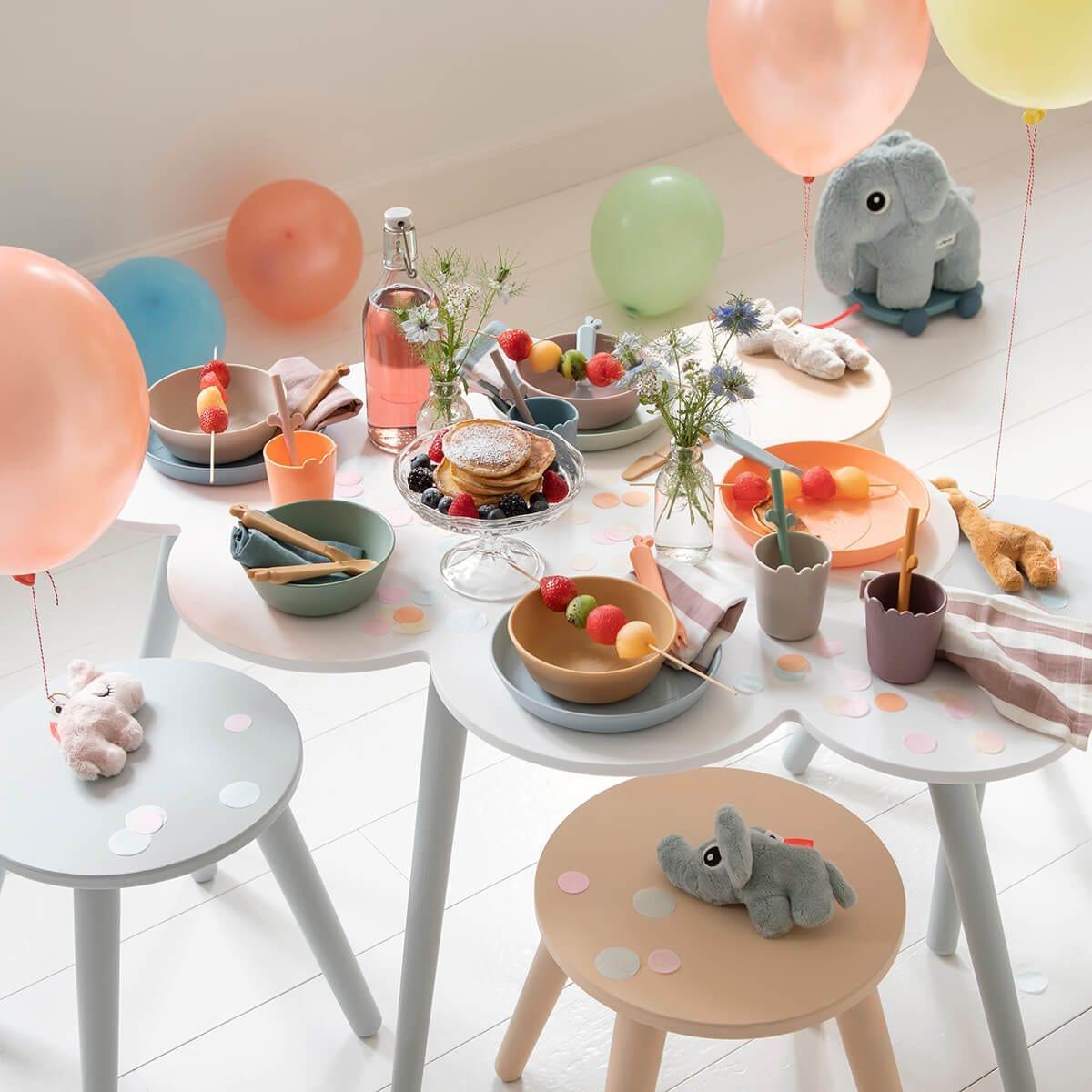 Done by Deer Kiddish Raffi Plate 2 Pack-Power Pink-1910112381594374149