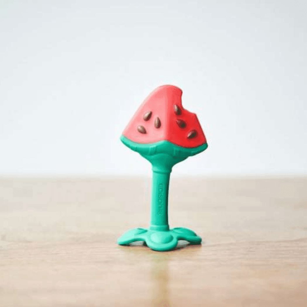 EDISON mama Kamikami Baby Teether 3D Watermelon-1910112368323596289