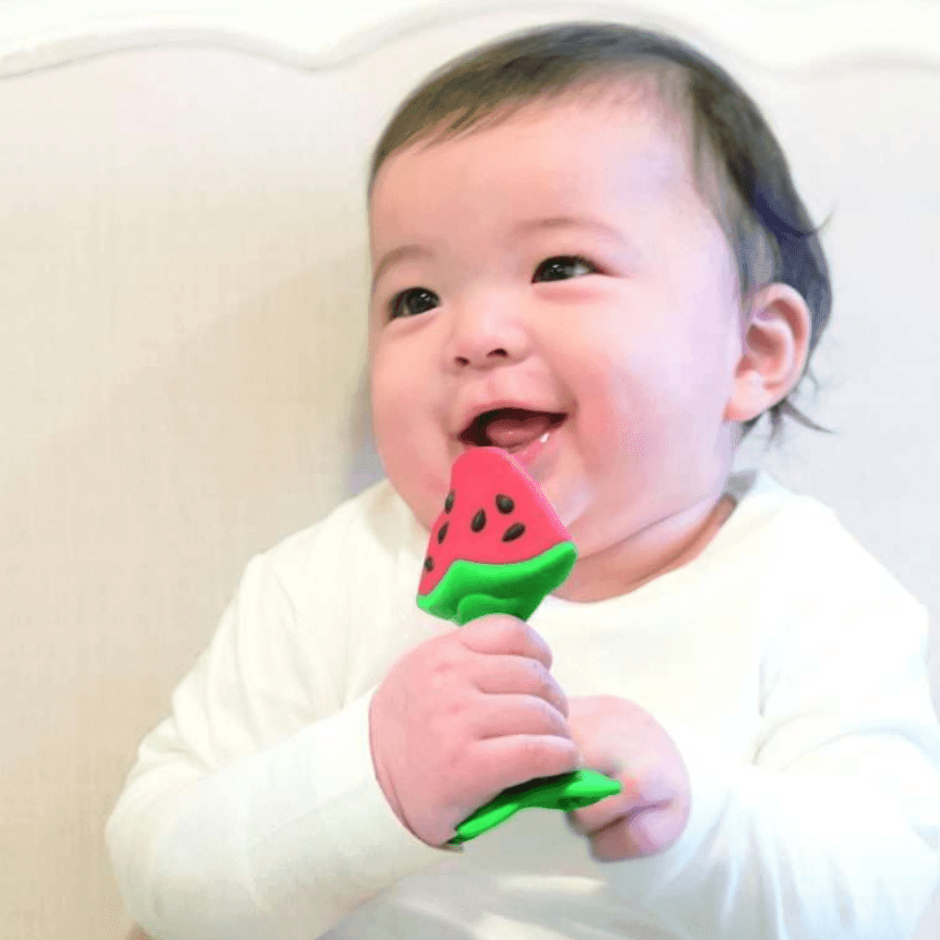 EDISON mama Kamikami Baby Teether 3D Watermelon-1910112368323596291