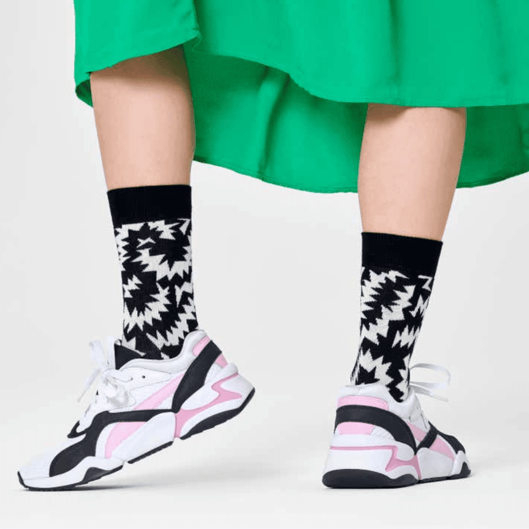 Happy Socks adult Zig Zag Sock Size 36-40-1910112378087936001
