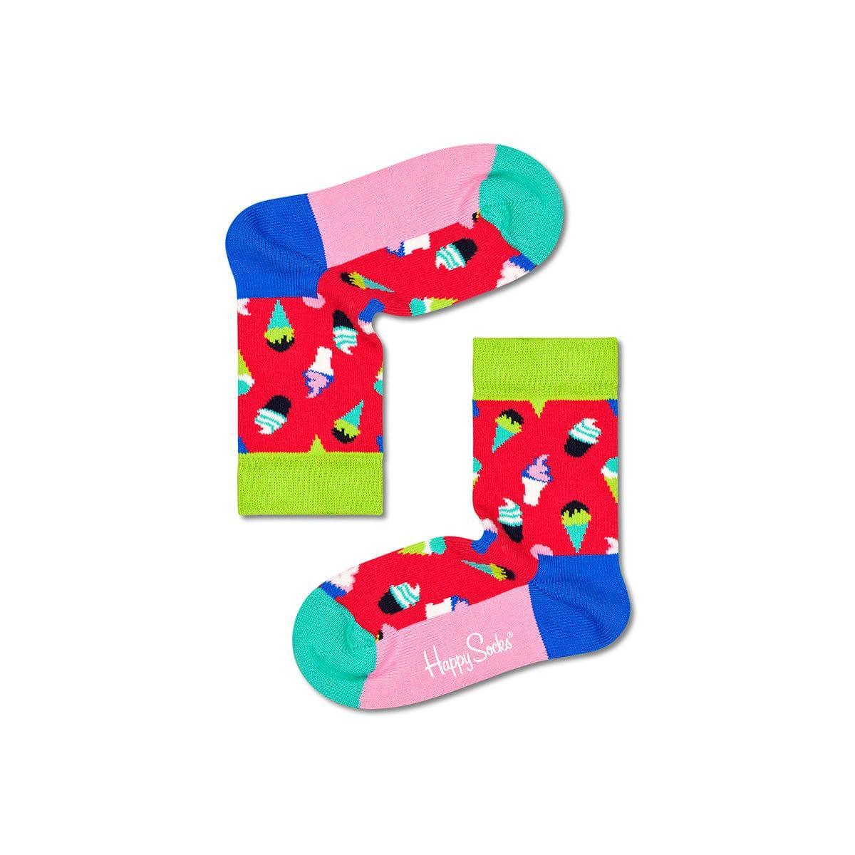 Happy Socks Kids ice cream Sock Size 2-3Yrs-1910112379543359488