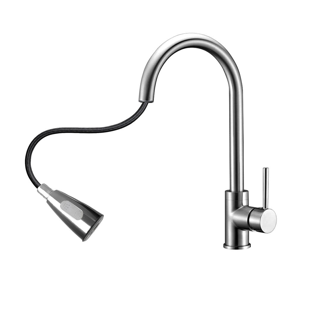 Kitchen Mixer Tap Sink Taps Faucet Extender Silver-1942353222127718400