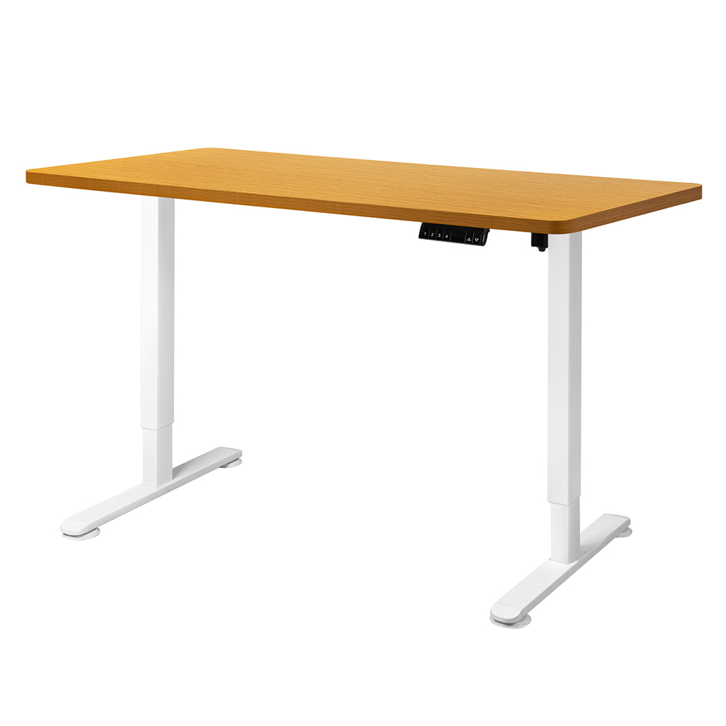 Levede Motorised Standing Desk Adjustable 140cm Natural 1000x 1MM-1910112997267869696
