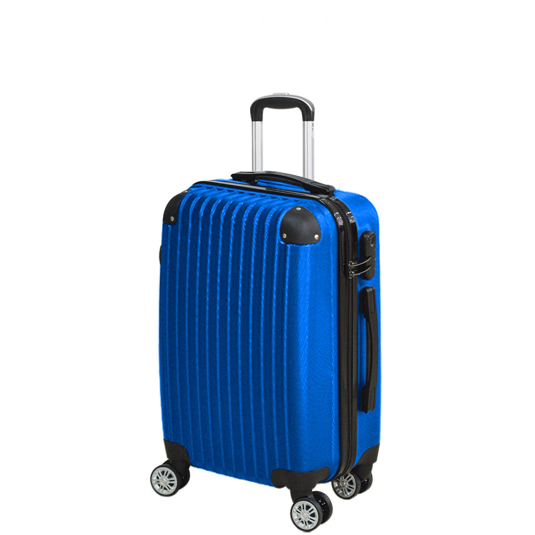 Slimbridge 28" Travel Luggage Suitcase Blue-1942352866748534784
