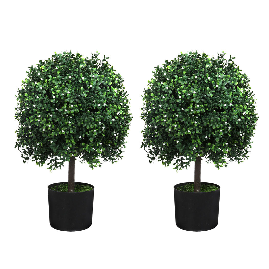Lambu Artificial Boxwood Topiary Ball Tree-1942353682494525440