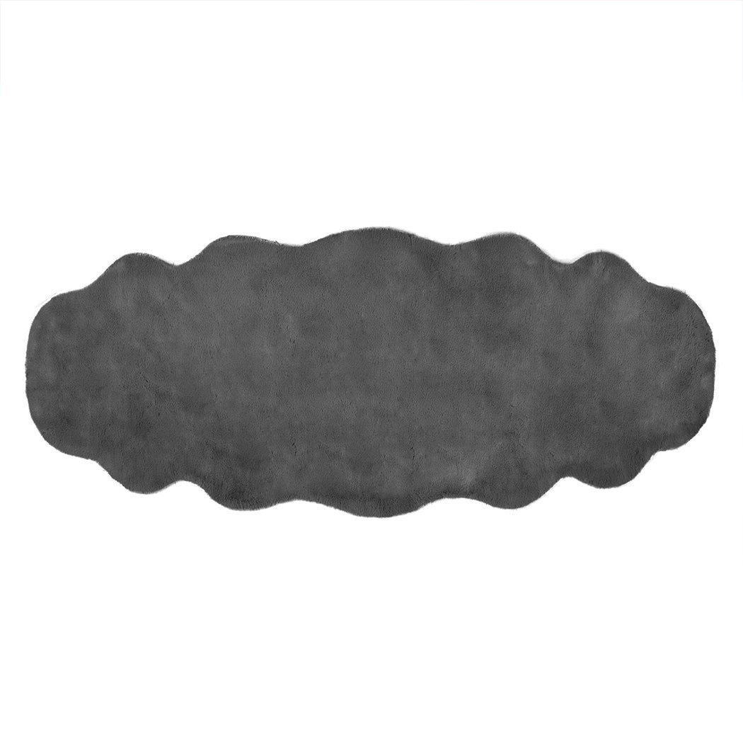Marlow Floor Rug Area Rugs Cloud Fluffy 80X200cm Grey-1942353170923655168