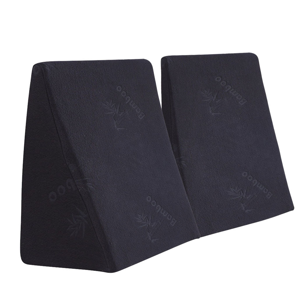 Cool Gel Memory Foam Bed Wedge Pillow With Cover-1942353652102598656