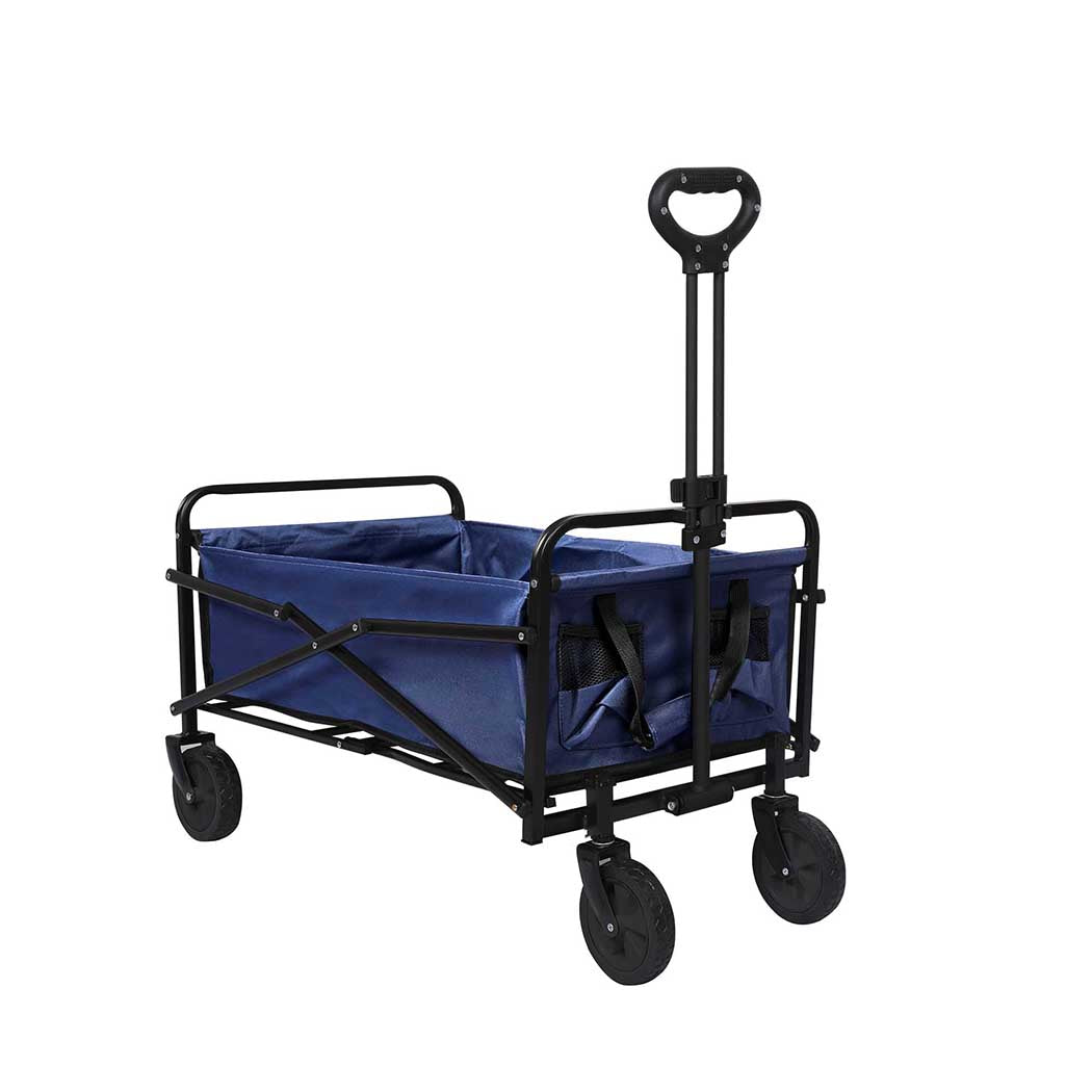 Lambu Garden Trolley Cart Foldable Picnic Blue-1942353759099293696