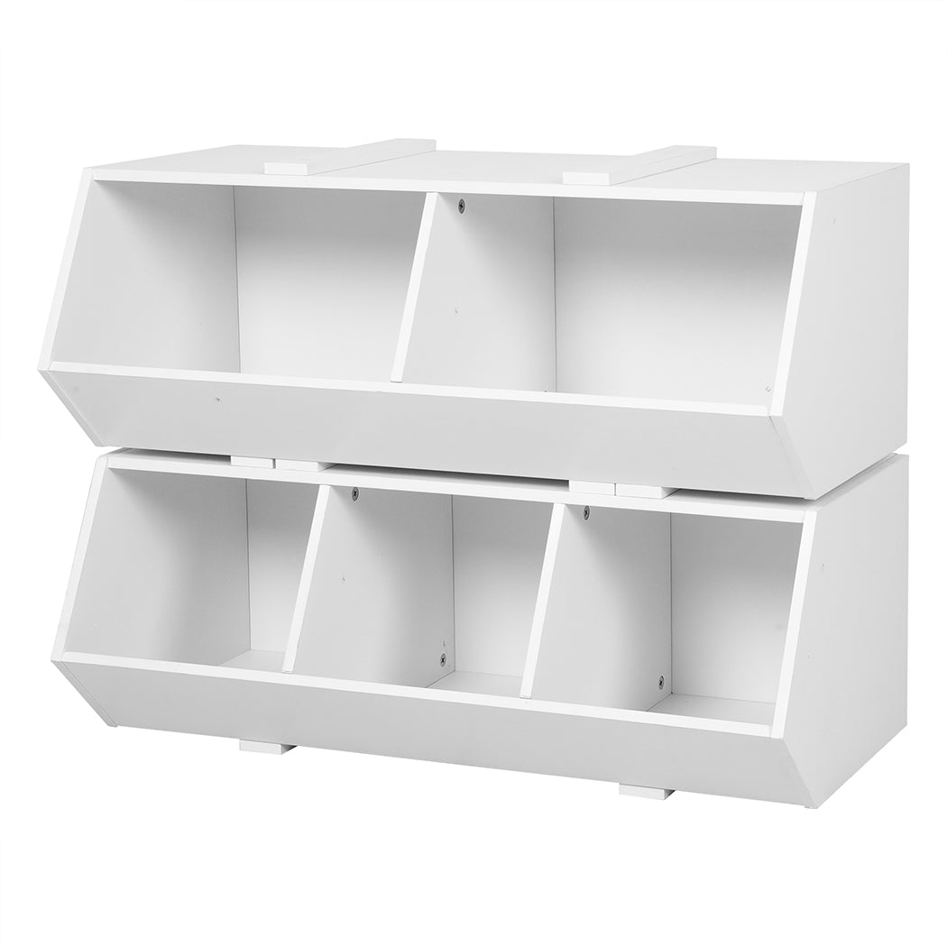 Levede Kids Toy Box Shelf Storage Cabinet-1919892839899205632
