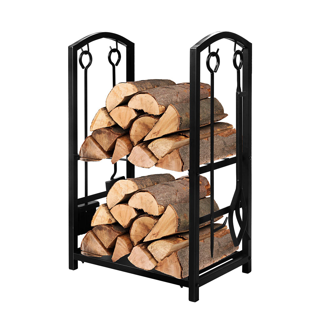 Traderight Firewood Rack 4 Fireplace-1942353214145957888