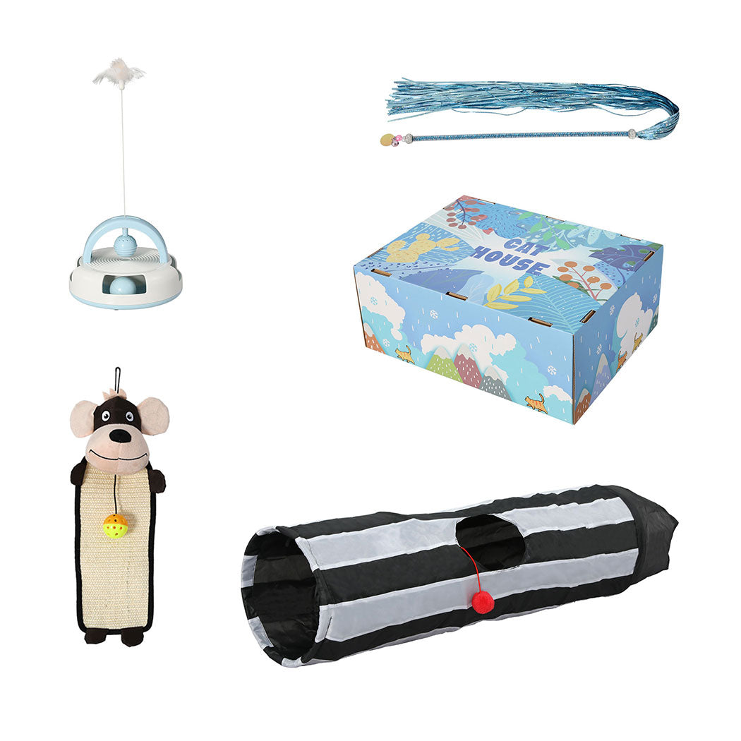 PaWz Interactive Pet Toy Set Cat Tunnel-1948609578677702656