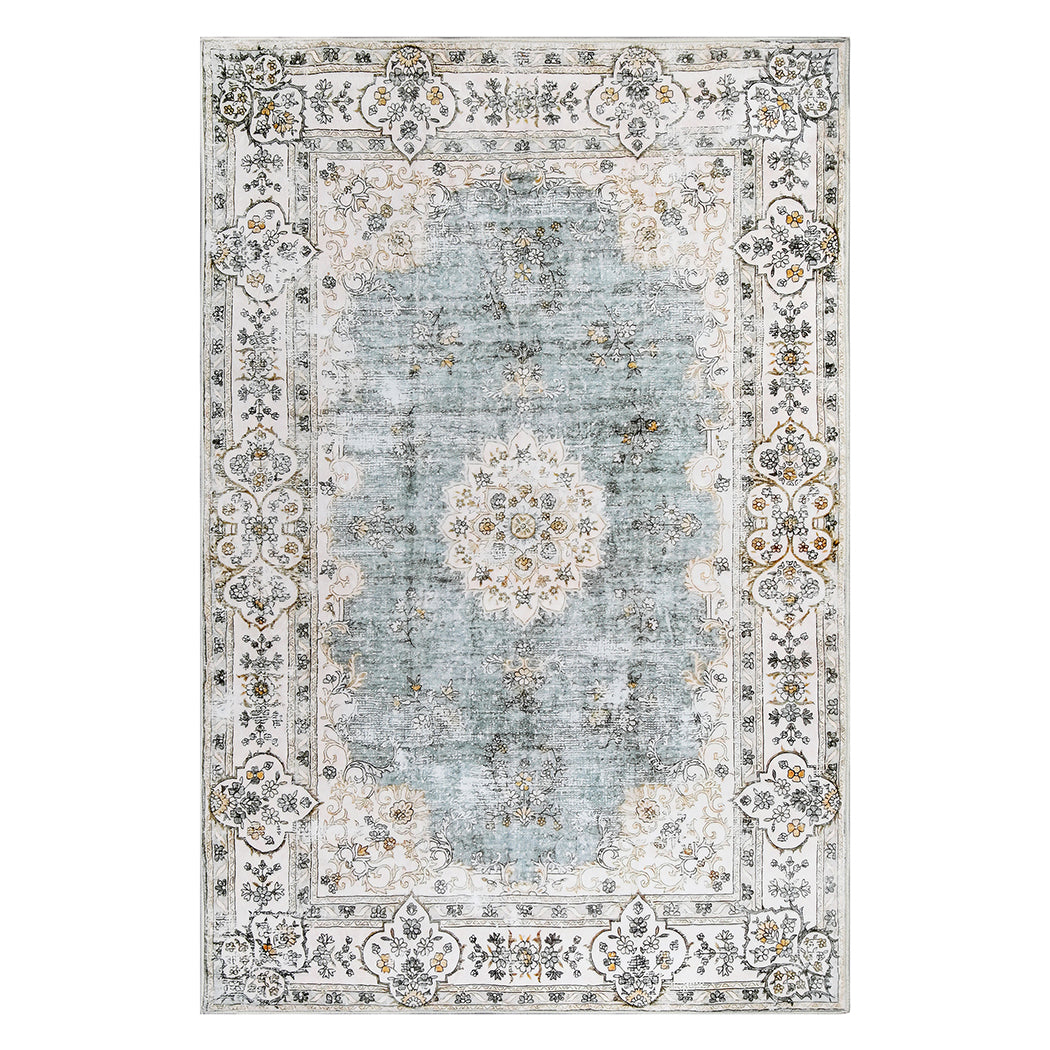 Marlow Floor Rug Short Pile Washable Vintage Carpet Soft Plush Non Slip 80x120-1942353627616251904