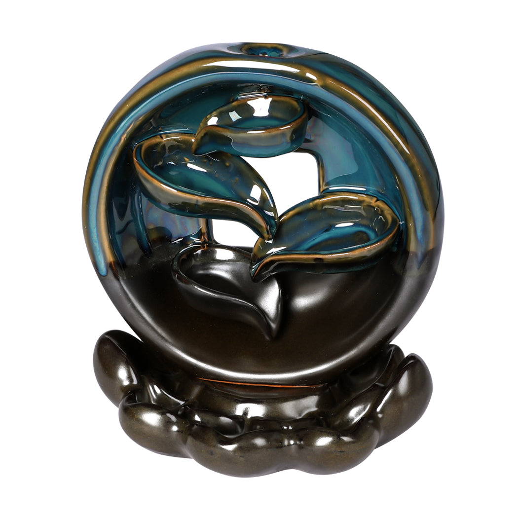 Incense Burner Rounded Waterfall Smoke-1942353183183605760