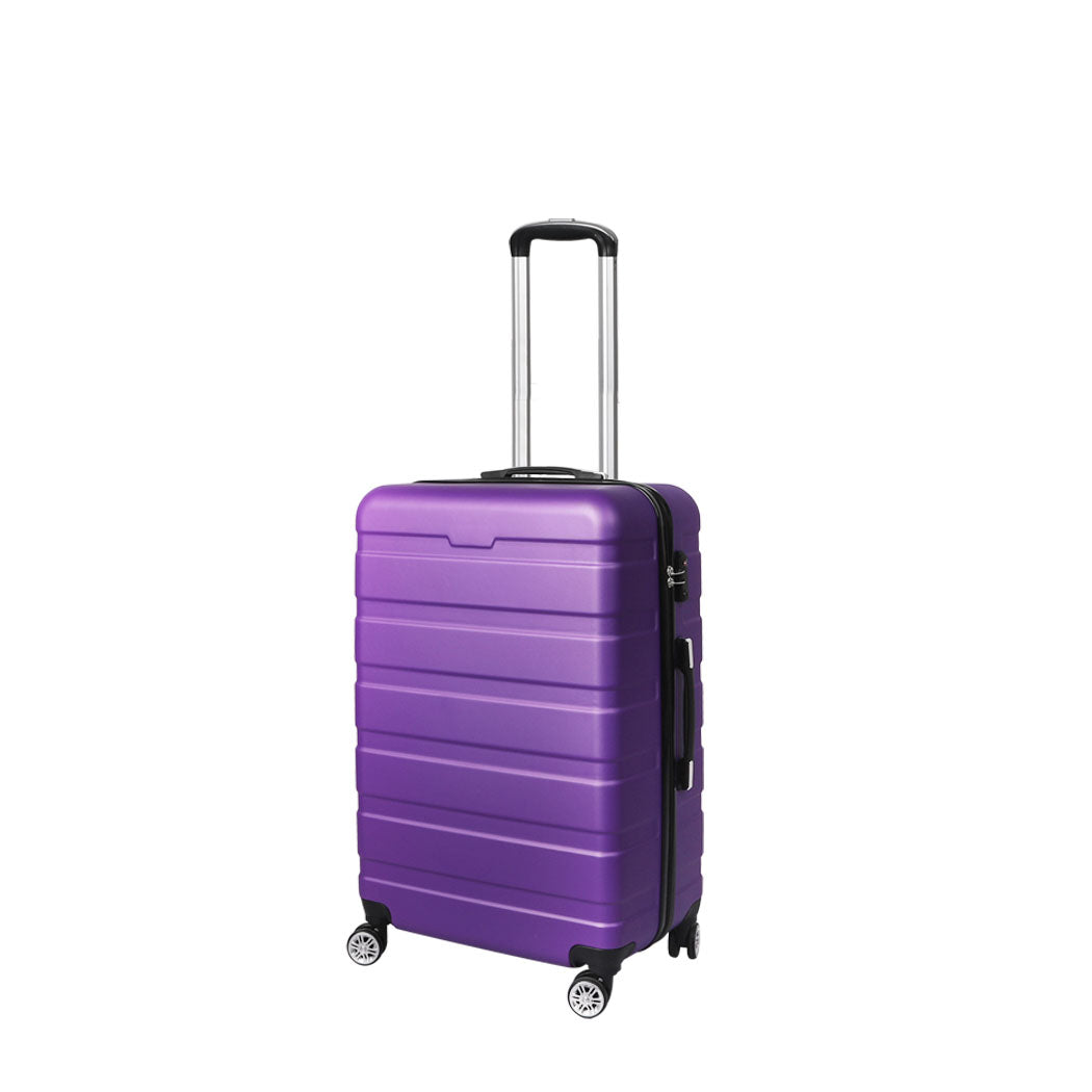 Slimbridge 24" Luggage Case Suitcase Purple 24 inch-1942352938328526848