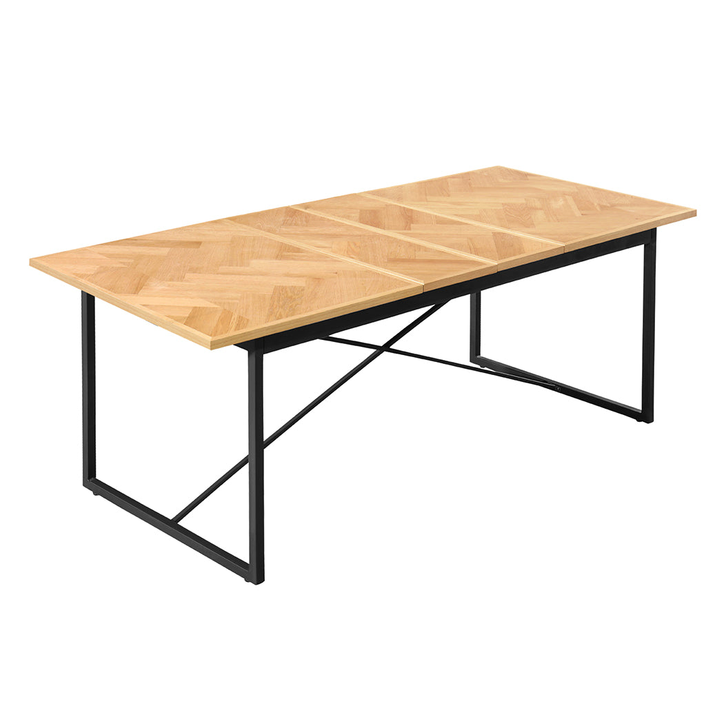 Levede Dining Table Extendable Rectangle Kitchen-1910112199381225472