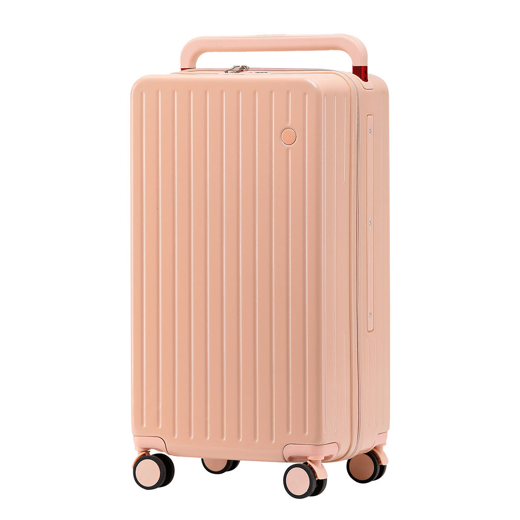 Slimbridge 26" Luggage Wide Handle Hard Case Pink-1942353662676439040