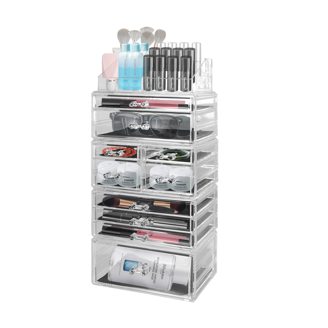 10 Drawers Cosmetic Makeup Organizer-1942352973099307008