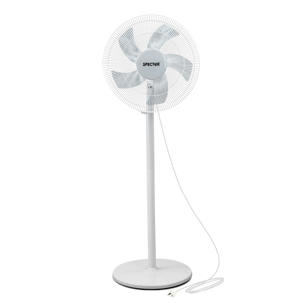 Spector Pedestal Floor Fan Portable White-2006733156383854592