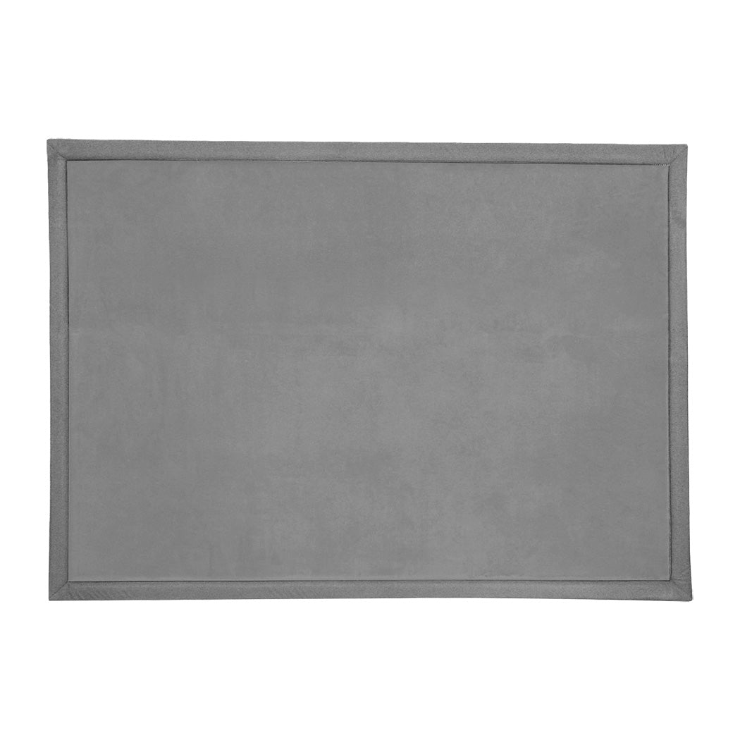 Marlow Coral Velvet Area Rugs Large Mat 150x200cm Grey-1942353700106407936
