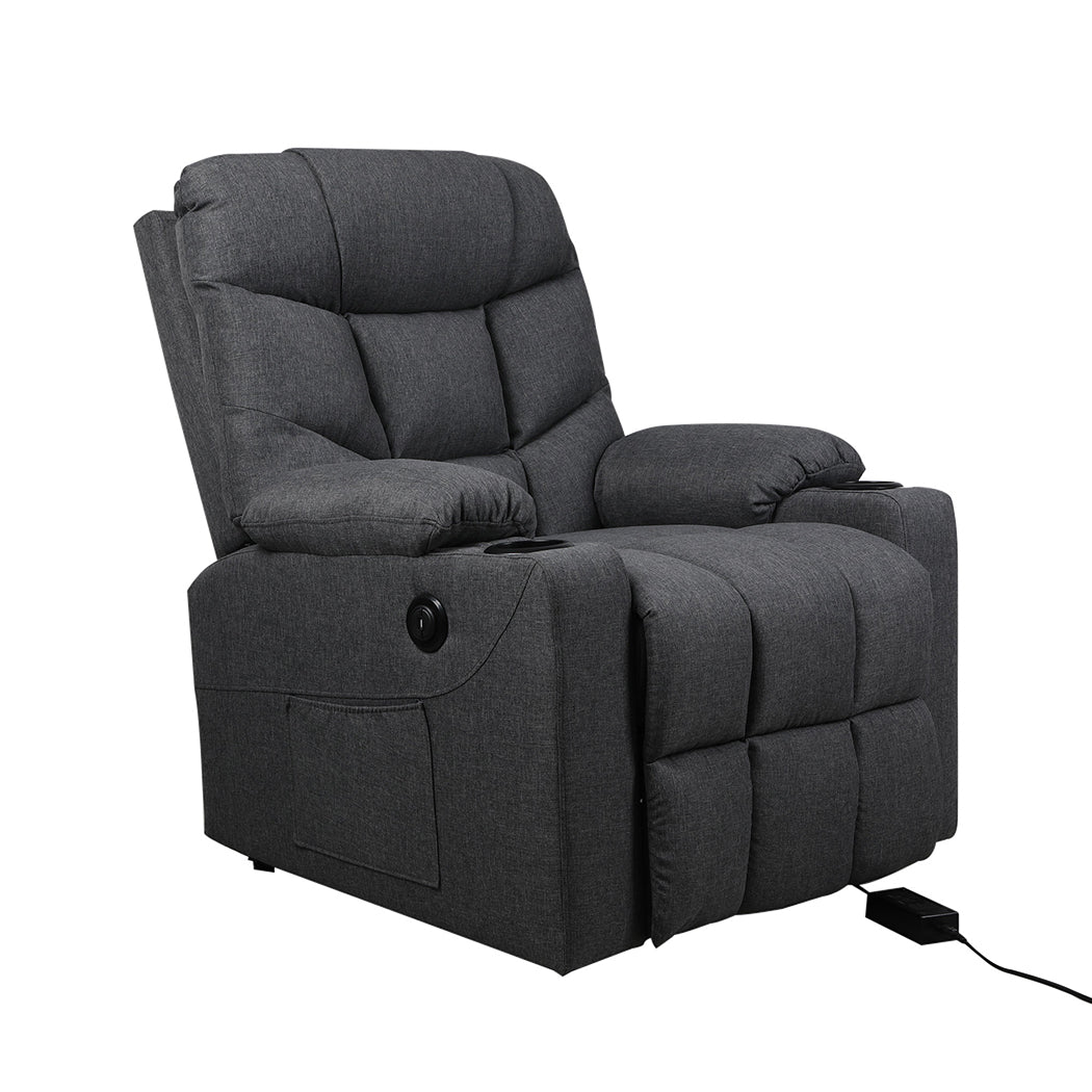 Levede Recliner Chair Electric Lift Grey-1910112921179000832