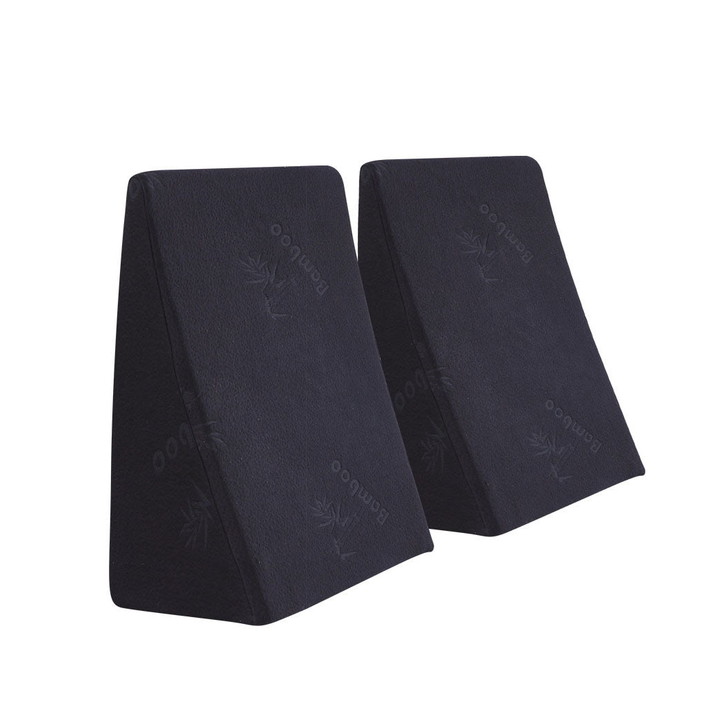 Cool Gel Memory Foam Bed Wedge Pillow-1942353652513640448