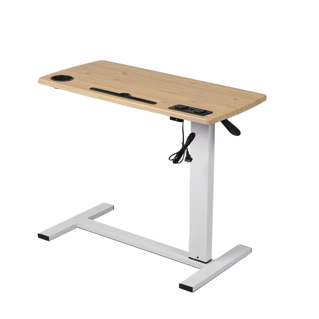 Levede Standing Desk Height Adjustable Oak-1910113012900040704