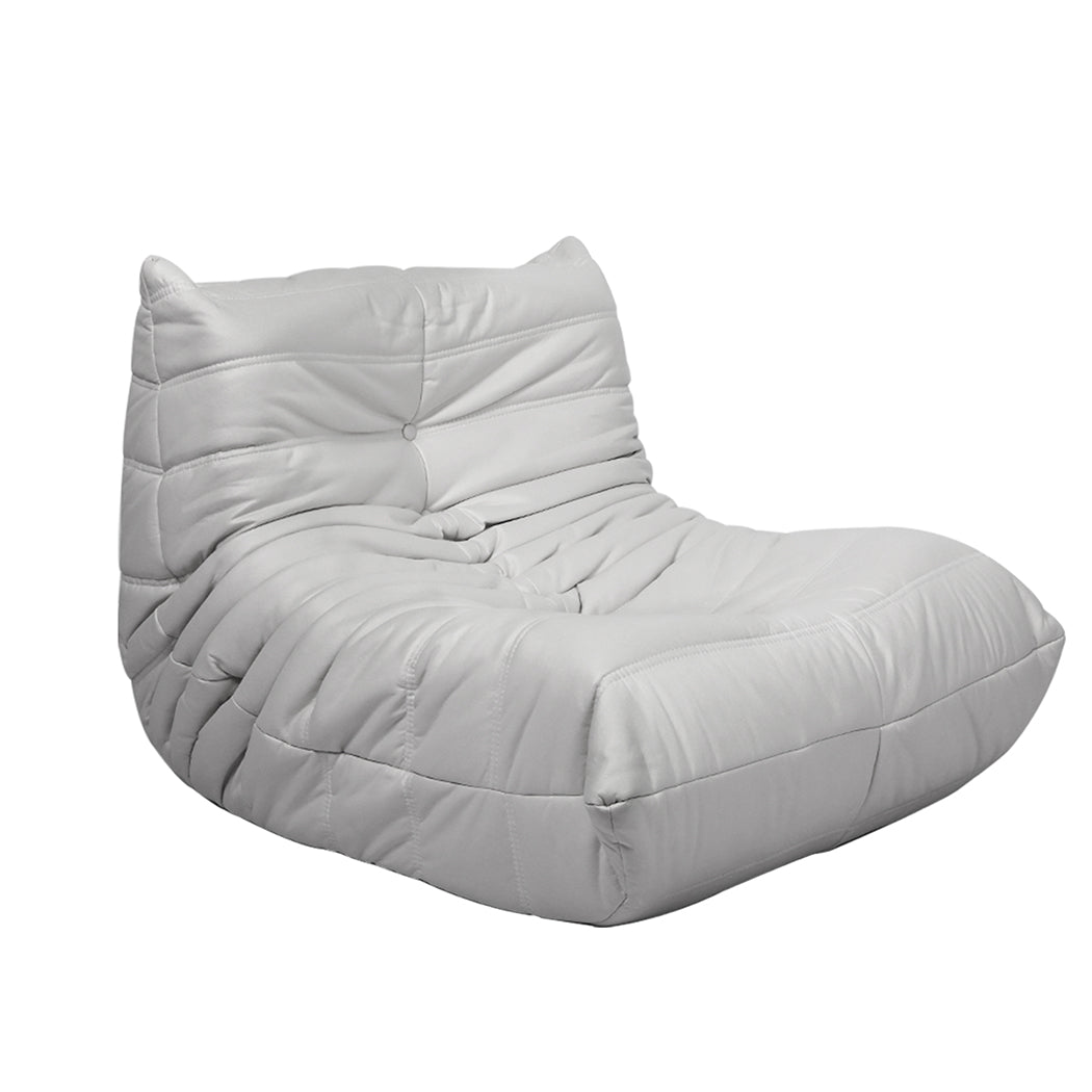 Levede Floor Chair Caterpillar Sofa Grey-1910112512897060864