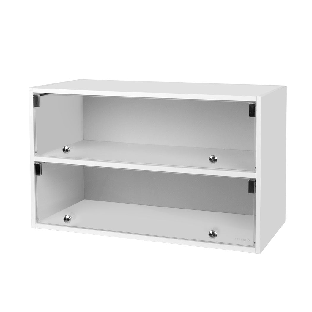 Stacked Shoes Storage Cabinet LED Sneaker White-1942352807956975616