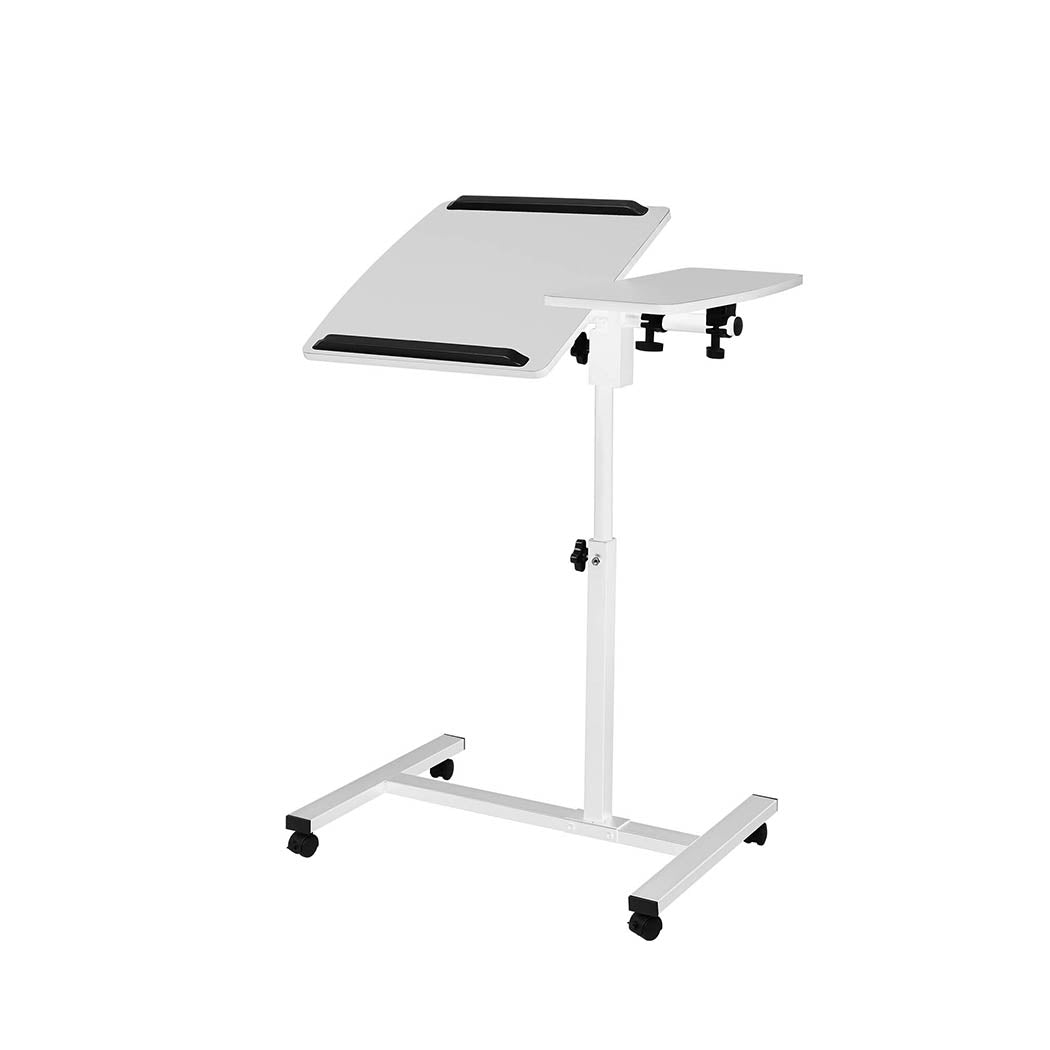 Levede Mobile Laptop Desk Adjustable White-1919892937458716672