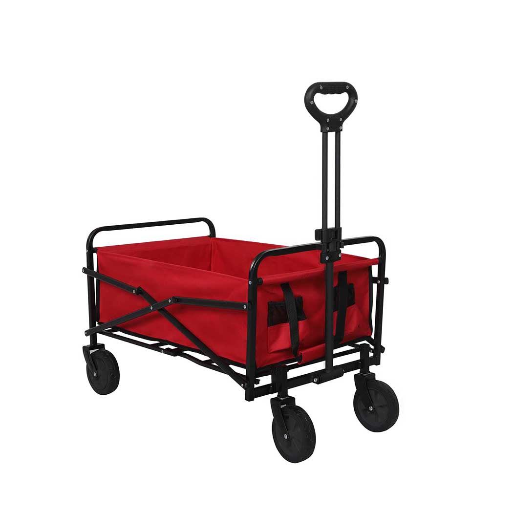 Lambu Garden Trolley Cart Foldable Picnic Red-1942353759342563328