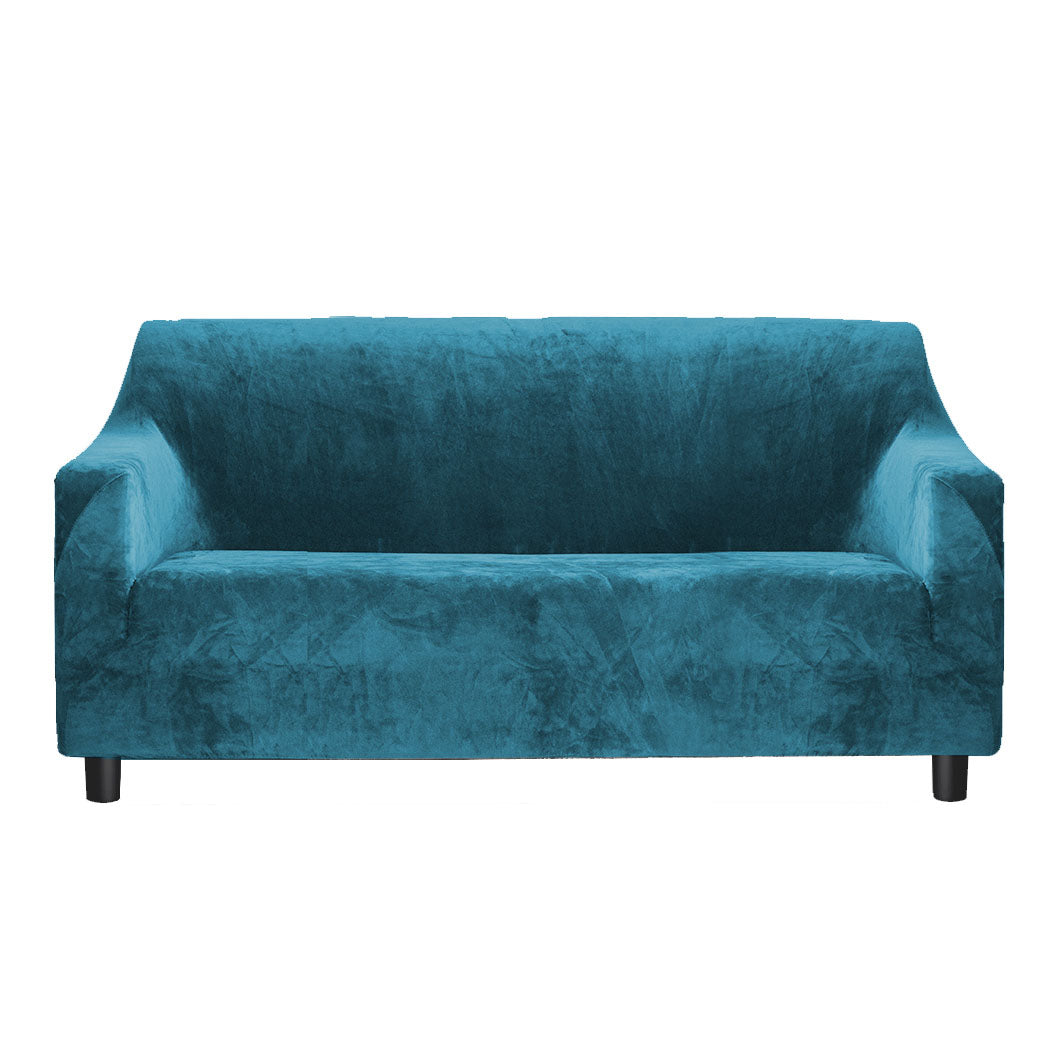Marlow Sofa Covers 3 Seater High Stretch Green Agate Green-1942353793677135872