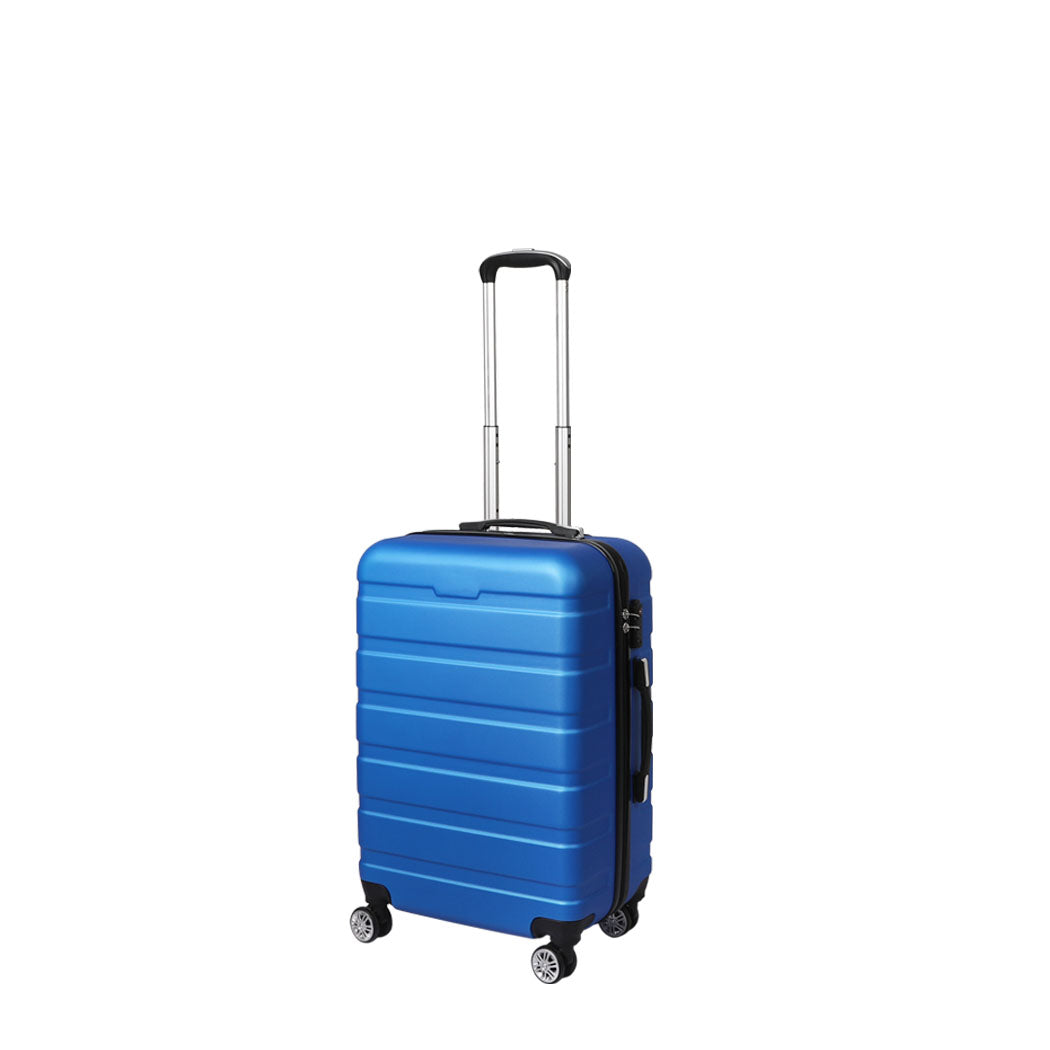 Slimbridge 20" Carry On Luggage Case Blue 20 inch-1942352935941967872