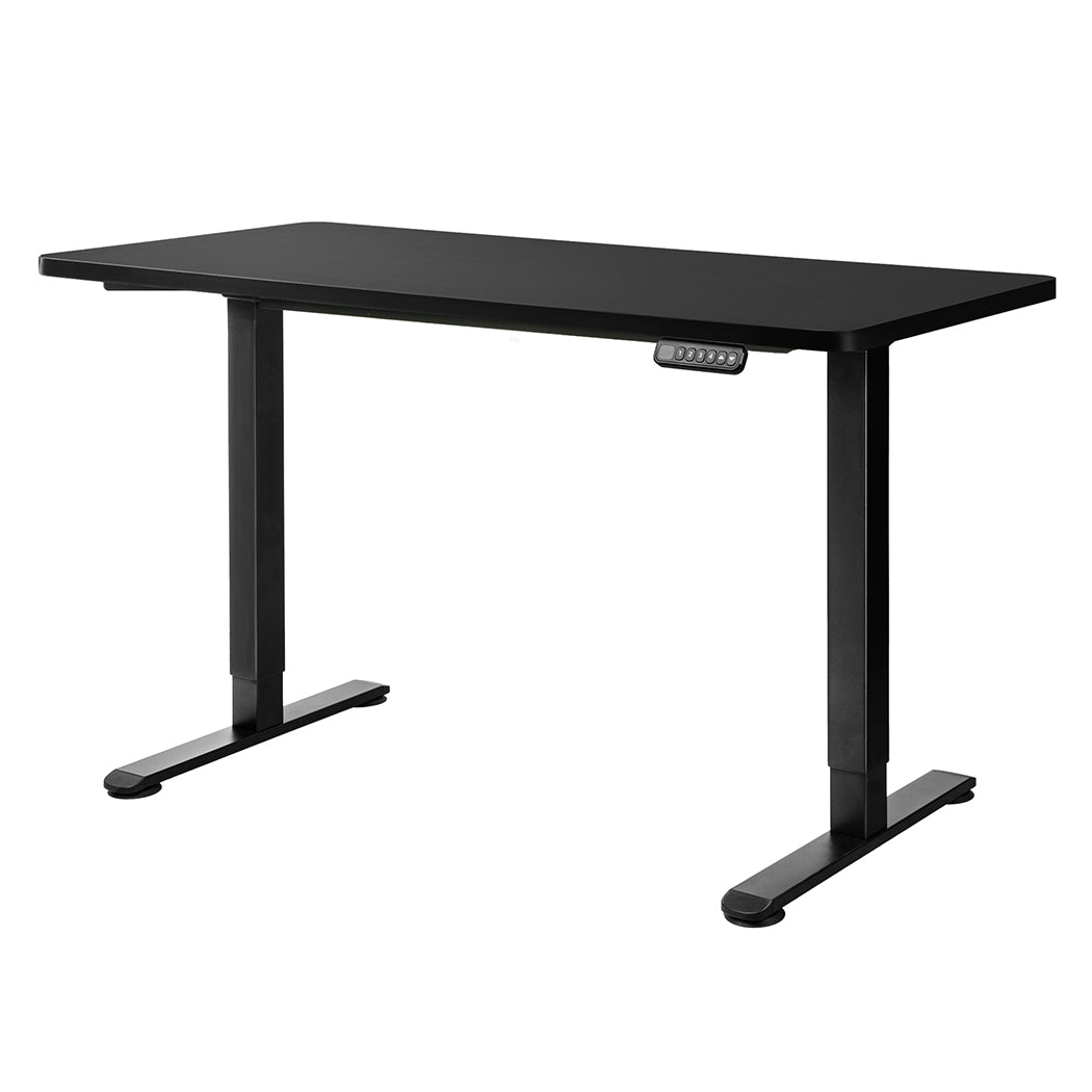 Levede Motorised Standing Desk Adjustable 140cm Black 1000x 1MM-1910112994285719552