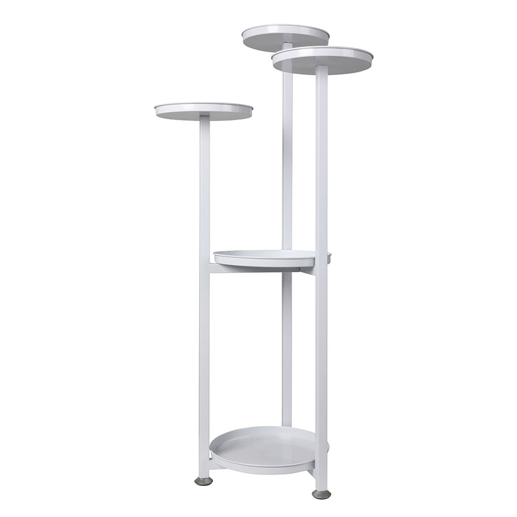 Levede Plant Stand Outdoor Indoor Flower White Large-1942352903205425152