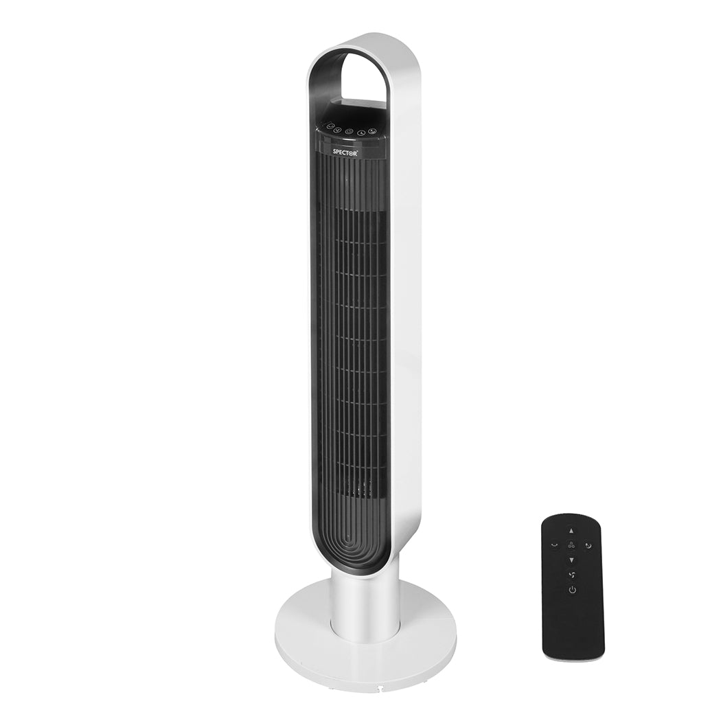 Spector Tower Fan Portable Oscillating White-2006733154949402624