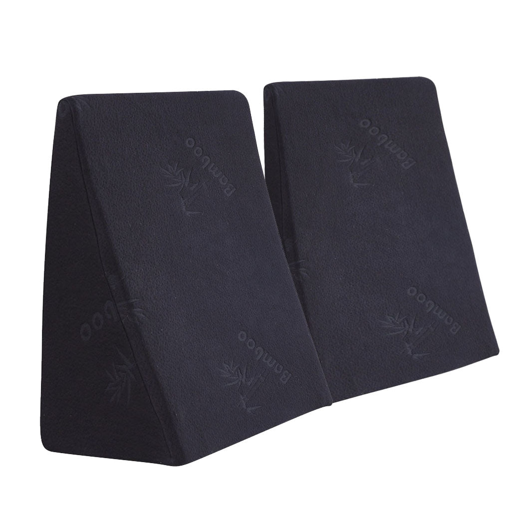 Cool Gel Memory Foam Bed Wedge Pillow With Cover-1942353651905466368