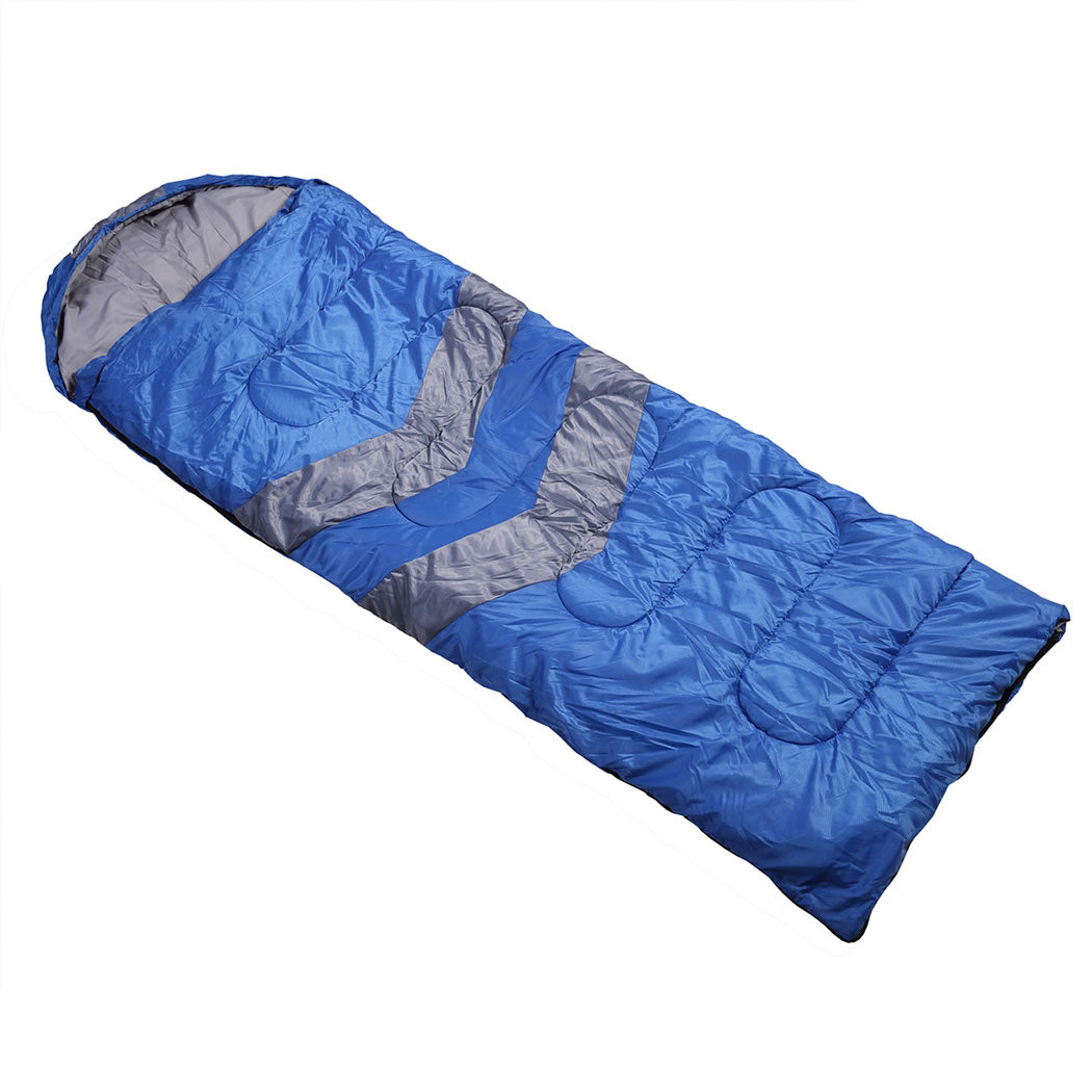 Mountview Single Sleeping Bag Bags Outdoor Blue-1942352890593153024