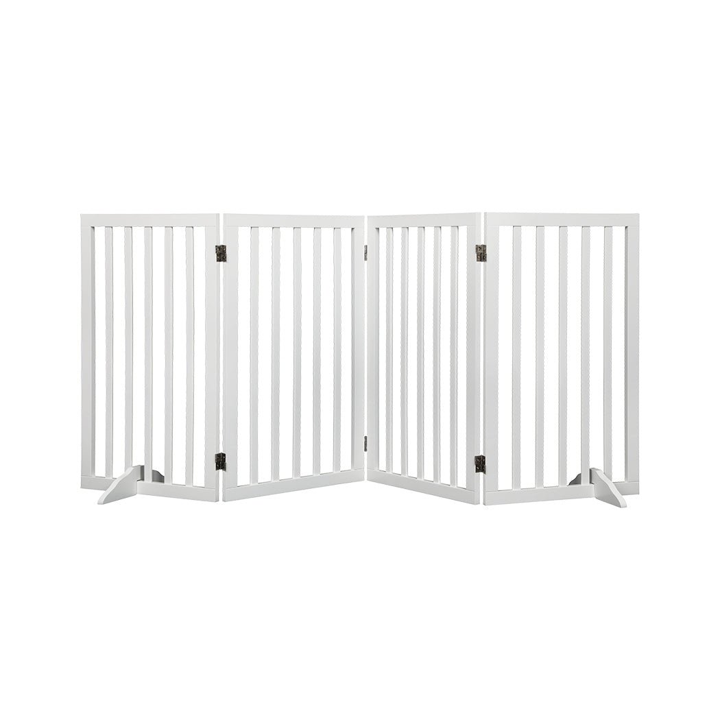 PaWz Wooden Pet Gate Dog Fence Safety White 800x 3MM-1942353081001971712