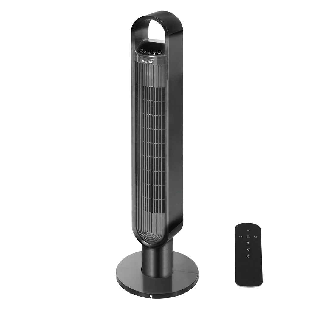 Spector Portable Bladeless Tower Fan Black-2006733154748076032