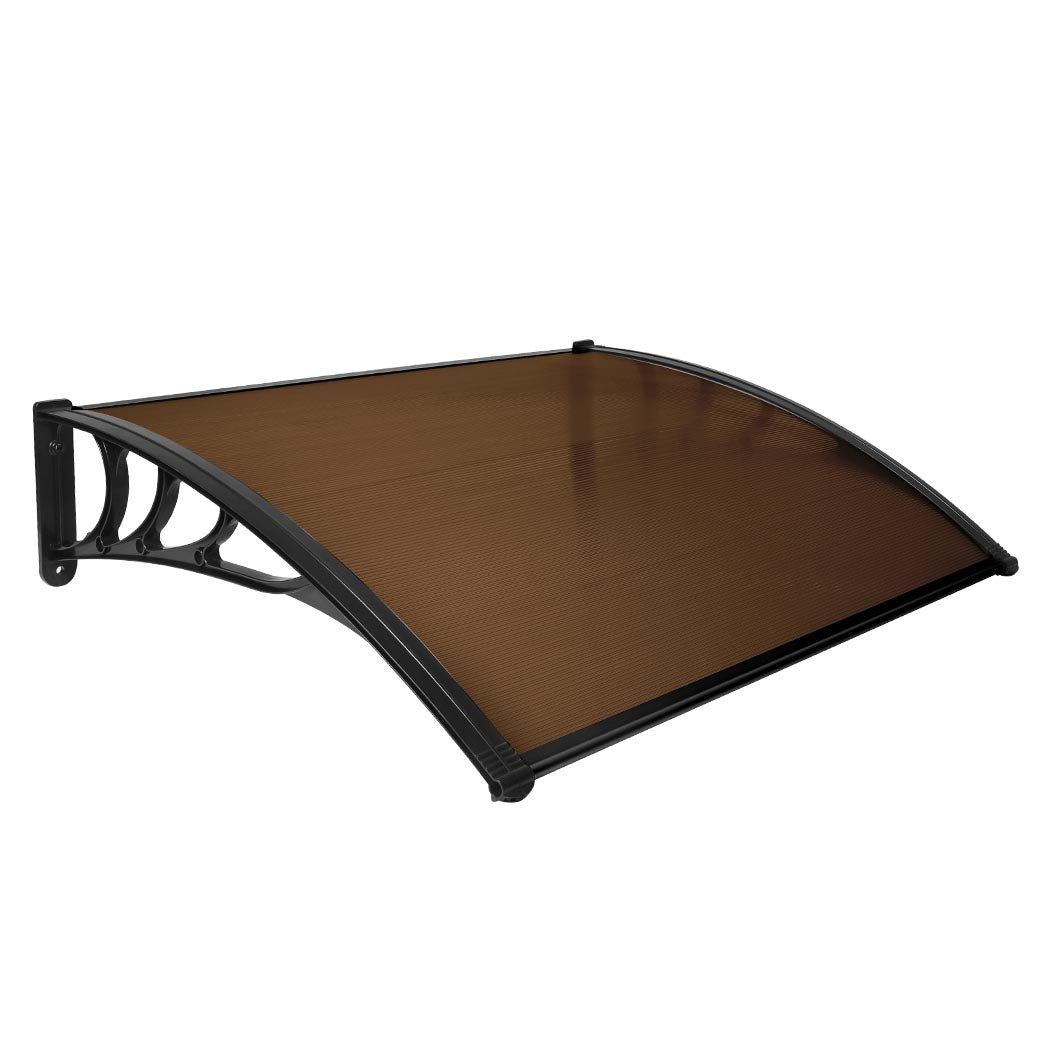 Mountview Window Door Awning Outdoor 1M X 1.2M Brown 1x1.2M-1942353016531324928