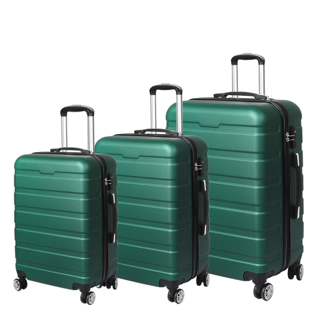 Slimbridge 3PC Luggage sets Suitcase Green-1942352941067407360