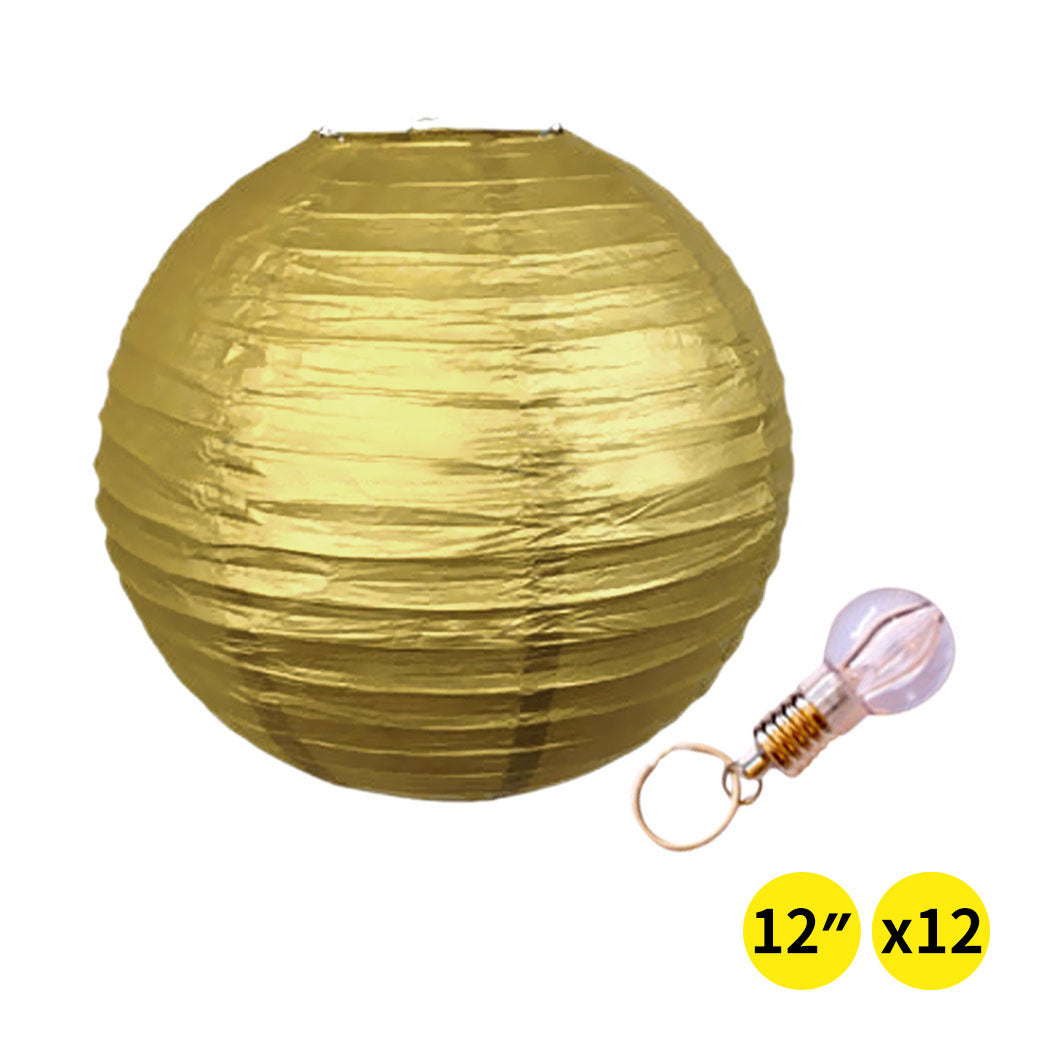12" Paper Lanterns for Wedding Party-1942353129173553152