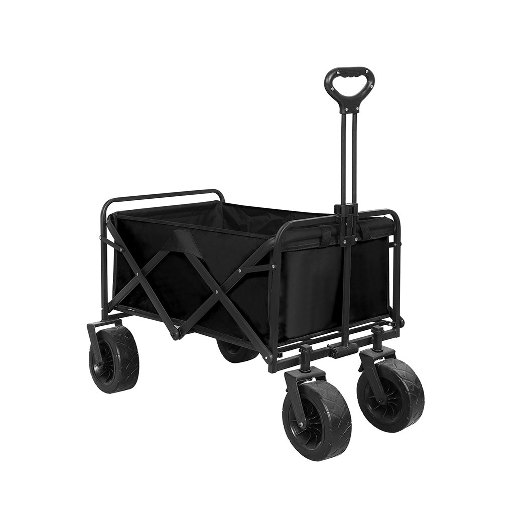 Lambu Garden Camping Trolley Outdoor Black-1942353763184545792