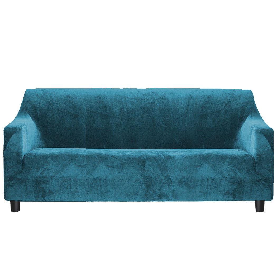 Marlow Sofa Covers 4 Seater High Stretch Green Agate Green-1942353793329008640