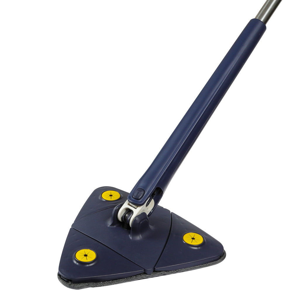Cleanflo Cleaning Mop Dry Wet Triangle Blue-1942353417884274688